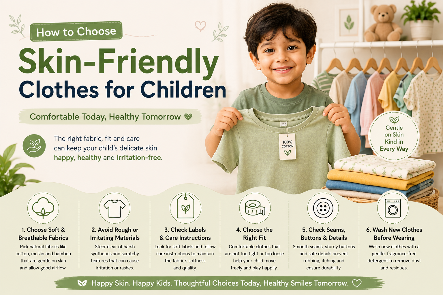 How to Choose Skin-Friendly Clothes for Children