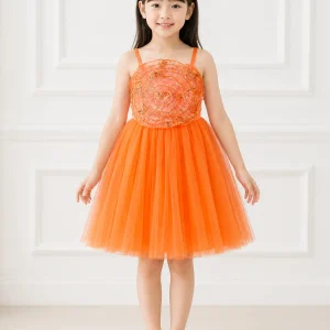 Embellished Tulle Frock for Girls – Toy Balloon Kids
